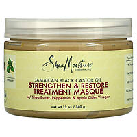 SheaMoisture, ямайська чорна касторова олія, маска для зміцнення та відновлення, 340 г (12 унцій)
