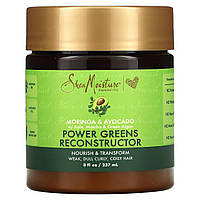 SheaMoisture, Power Greens Reconstructor, засіб для відновлення волосся, моринга й авокадо, 237 мл ( ...