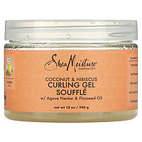 SheaMoisture, Curling Gel Souffle, Coconut & Hibiscus, 12 oz (340 g)