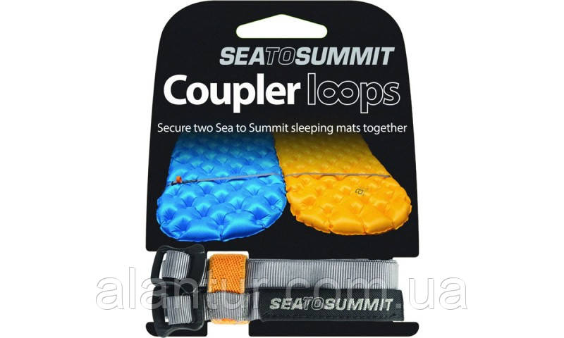 Стяжка Sea To Summit Coupler для з'єднання килимків, 2 шт., сірий