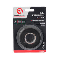 Стрічка ізоляційна самовулканизька 19 мм*5м*0,5 мм, Storm INTERTOOL KT ...