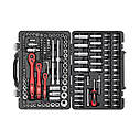 Професійний набір інструментів 1/4" & 3/8" & 1/2" 151 од., Cr-V INTERTOOL ET-7151, фото 5