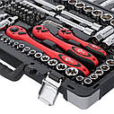 Професійний набір інструментів 1/4" & 3/8" & 1/2" 151 од., Cr-V INTERTOOL ET-7151, фото 7