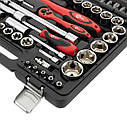 Набір інструментів Cr-V 1/2" і 1/4" 108 од. INTERTOOL ET-6108, фото 10