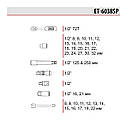 Набір інструментів 38 од. 1/2" INTERTOOL ET-6038SP, фото 11