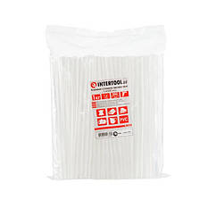 Комплект стрижнів клейових прозорих 7,4 мм*200 мм, пак. 1 кг INTERTOOL RT-1036