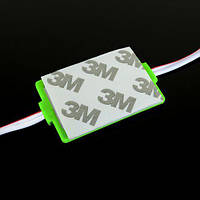 Світлодіодний додаток BRT COB 2.4W круглий GREEN, 12В, IP65 зелений µ, фото 3