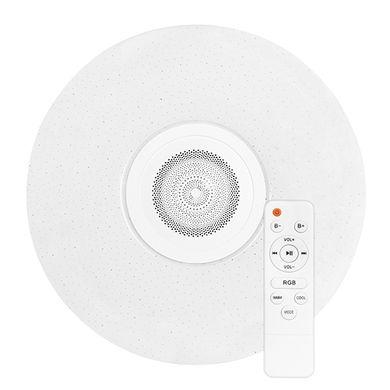 Світильник світлодіодний Biom SMART SML-R26-50-M-RGB 3000K+ RGB 50Вт з д/у музичний BT APP µ, фото 1