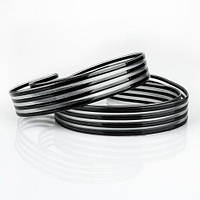 Декоративна стрічка DS-S330-01-4B для світильників DEL-S21-24-4DIY і SML-S21-50DIY(4 чорних смужки) µ, фото 2