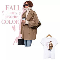 Женская футболка "fall is my favorite color" xs Family look