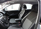Чохли на сидіння Шкода Рапід (чохли з екошкіри Skoda Rapid стиль Premium), фото 7