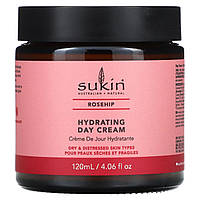 Sukin, Hydrating Day Cream, Rosehip, 4.06 fl oz (120 ml)