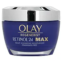 Olay, Regenerist, Retinol 24, Night Hydrating Moisturizer, Fragrance-Free, 48 oz (1.7 oz)
