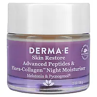 Derma E, Advanced Peptides & Flora-Collagen Night Moisturizer, 2 oz (56 g)