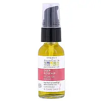 Aura Cacia, Organic Deep Rosehip Essentials Facial Oil Serum, Geranium & Clary Sage, 1 fl oz (30 ml) ...