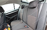 Чохли на сидіння Шкоду Октавія А7 (чохли з екошкіри Skoda Octavia A7 стиль Premium), фото 7