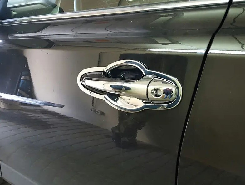 Накладки під ручки Libao (4 шт, пласт) для Toyota Rav 4 2013-2018 рр, фото 1