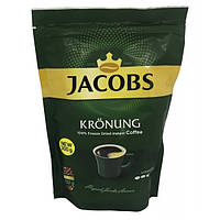 Кава "Jacobs" Kronung 300 грам сублімована, розчинна в економ упаковці. Країна виробник: Чехія