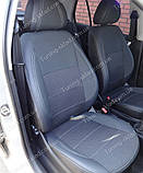 Чохли на сидіння Шкоду Фабія МК 2 Комбі (чохли з екошкіри Skoda Fabia Mk2 Combi стиль Premium), фото 6