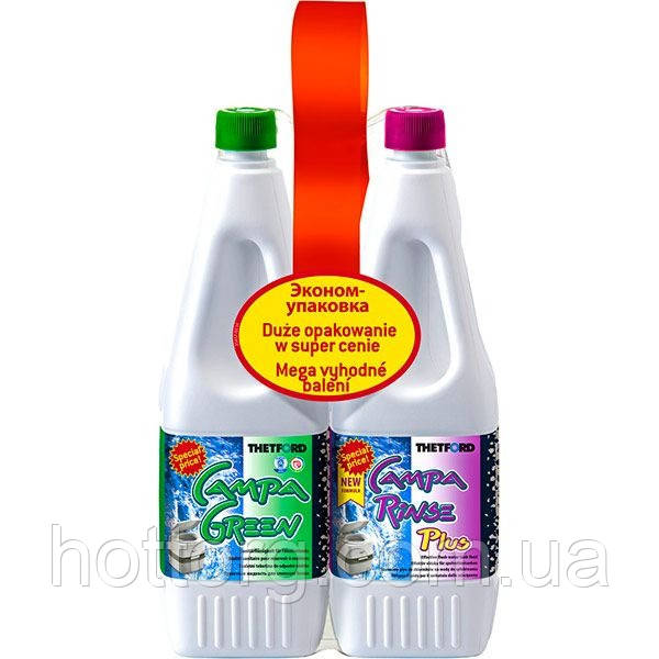 Рідина Thetford Duopack CampaGreen/Campa Rinse Plus
