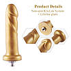 Hismith 6.8" Golden Silicone Dildo, фото 2