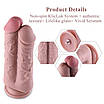Hismith 8.5” Two Cocks One Hole Silicone Dildo, фото 2