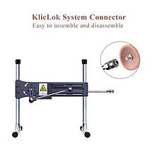 Фалоімітатор 10.2″ з вібрацією для секс-машин Hismith Silicone Dildo with Vibe, KlicLok, пульт ДК, фото 3