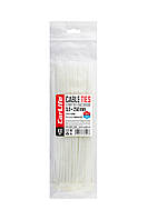 Хомути пластикові CarLife 3,0x250мм, 100 шт., білі