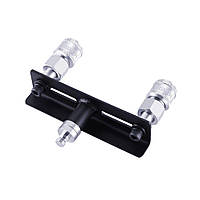 Подвійний конектор для секс-машин Hismith Quick Connector Adapter with Double Head, система KlicLok  Кітті