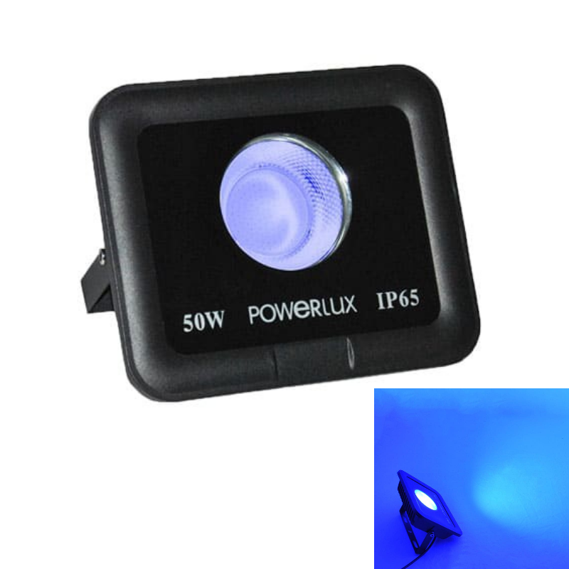 Прожектор PWL LED COB 50 W IP65 синє світло