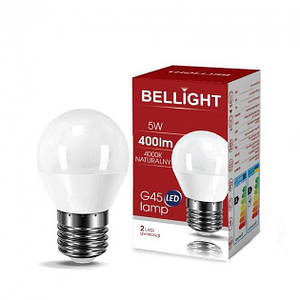 Лампа LED G45 BELLIGHT 220-240V 6W 500Lm  E27 3000K 99690