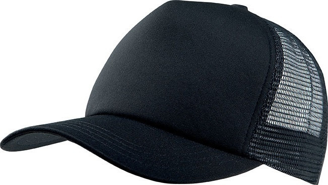 Кепка Kariban Trucker (Чорний з Чорним 58 см)