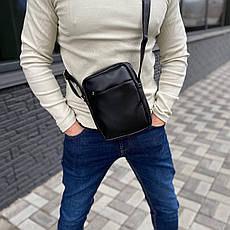 Чоловіча сумка барсетка середнього розміру екошкіра Casual Mini, фото 3