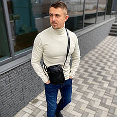 Чоловіча сумка барсетка середнього розміру екошкіра Casual Mini, фото 4