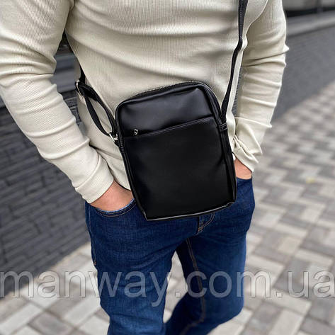 Чоловіча сумка барсетка середнього розміру екошкіра Casual Mini, фото 1