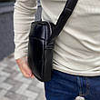 Чоловіча сумка барсетка середнього розміру екошкіра Casual Mini, фото 8