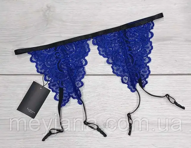 Купить ВЫБОР ЦВЕТА Женский кружевной пояс для чулков Синий, цена 260 ...