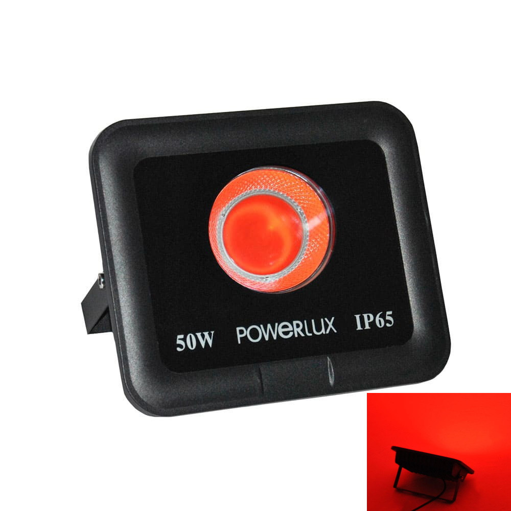 Прожектор PWL LED COB 50 W IP65 червоне світло