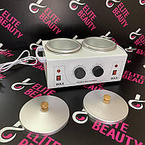 Воскоплав на дві банки по 400 мл Wax Warmer, фото 4