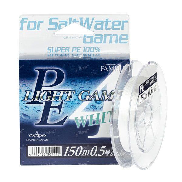 Шнур Yamatoyo PE LIGHT GAME WHITE 150m No. 0.25 (5lb),34250 — в ...