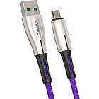 Кабель Baseus microUSB Waterdrop 4.0A 1m Фіолетовий (CAMRD-B05), фото 3
