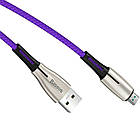 Кабель Baseus microUSB Waterdrop 4.0A 1m Фіолетовий (CAMRD-B05), фото 4