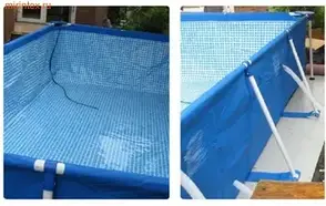 Intex 28270, каркасний басейн Rectangular Frame Pool 220 х 150 х 60 см, фото 3