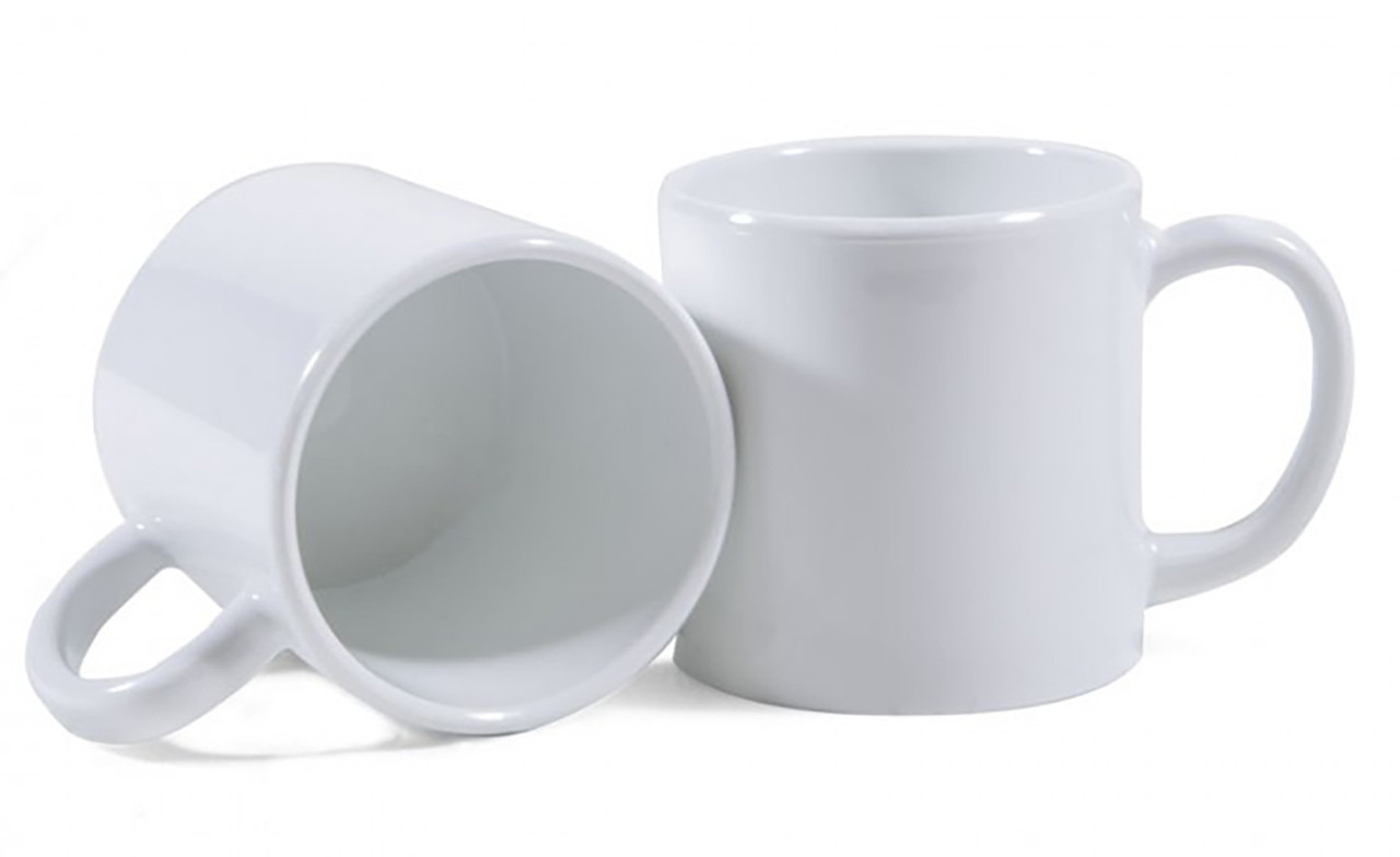 Белая чашка для сублимационной печати эспрессо 150 мл - фото 2 - id-p1655158598