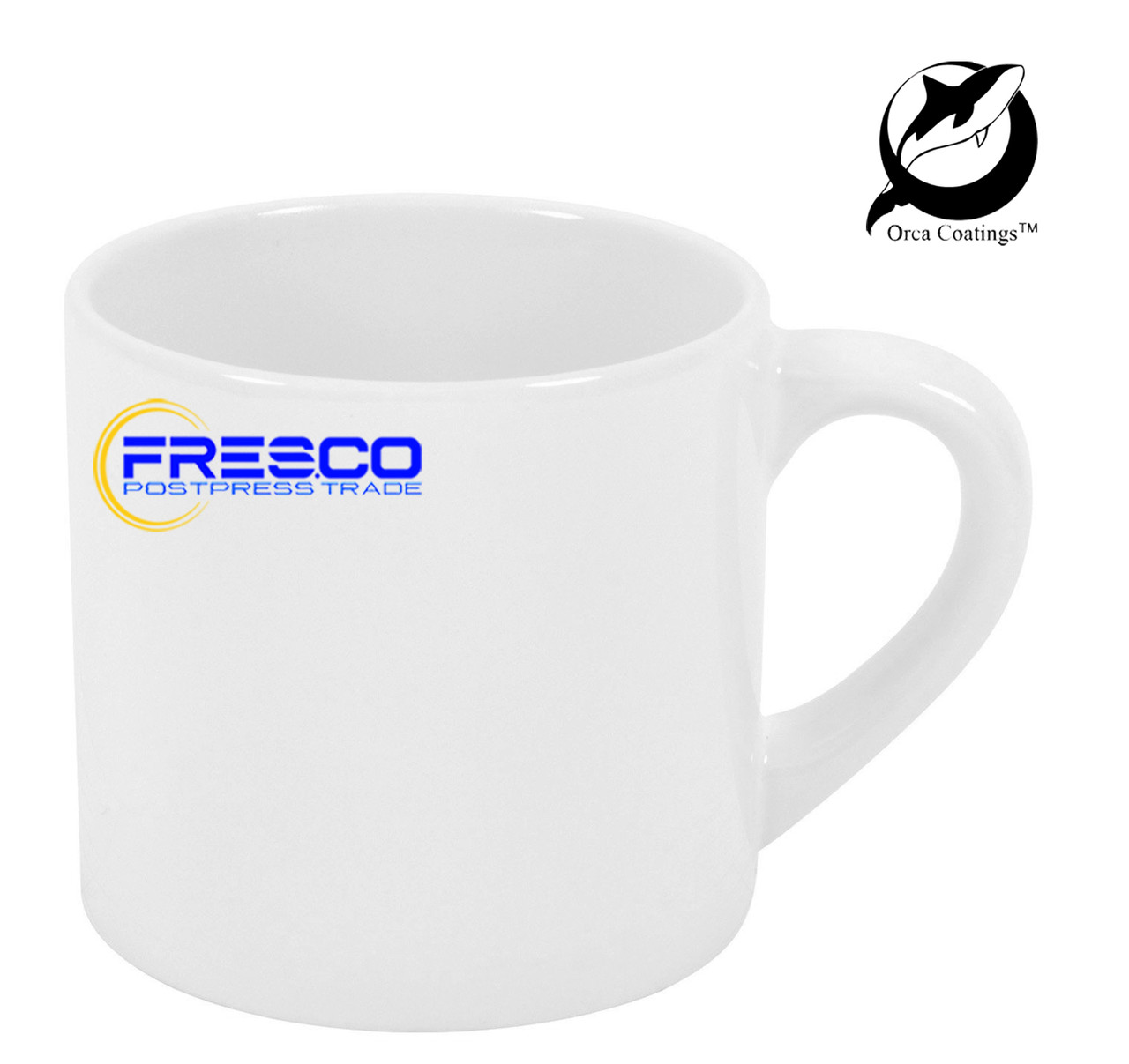 Белая чашка для сублимационной печати эспрессо 150 мл - фото 1 - id-p1655158598