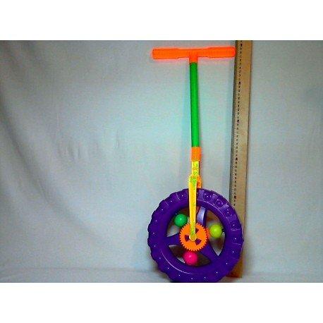 Крихітна іграшка Каталка колесо тремтівка на палиці