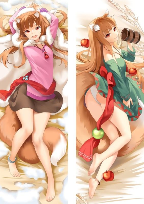 Дакімакура 150х50 см Хвильовика та прянощі Spice and Wolf Подушка зі знімною наволочкою обіймашка аніме