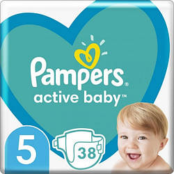 Підгузки Pampers Active Baby розмір 5 (11 — 16 кг), 38 шт.