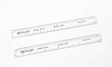 Лінійка пластикова 30 см, прозора "School Ruler", в пакованні 12шт