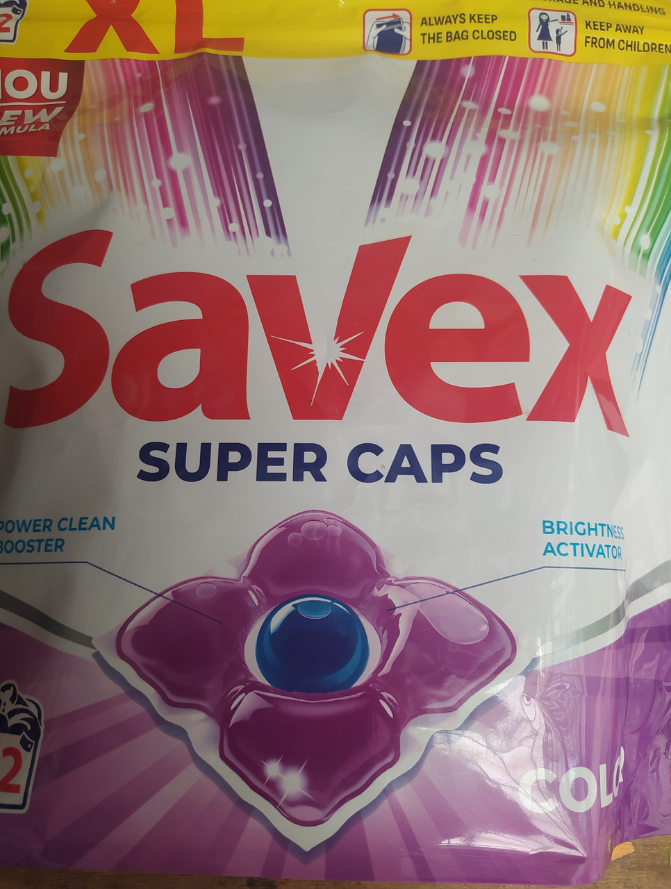 Капсули для прання Оригінал Savex Super Caps Arctic Color 2 в 1 Deo ( ціна вказана за 1 шт.)